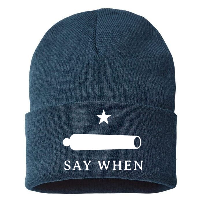 Say When Sustainable Knit Beanie