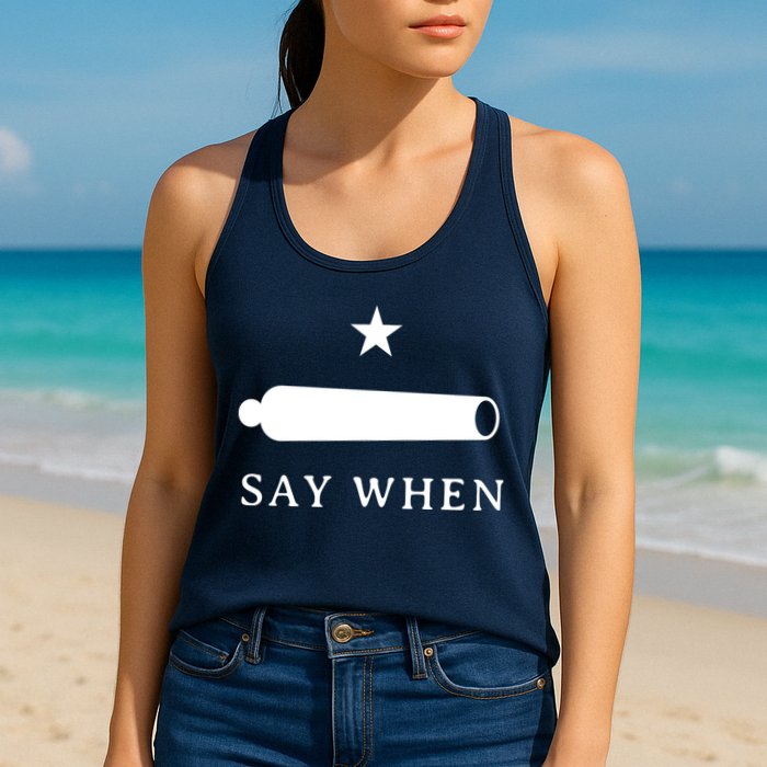 Say When Womens Tank Top