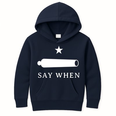 Say When Kids Hoodie