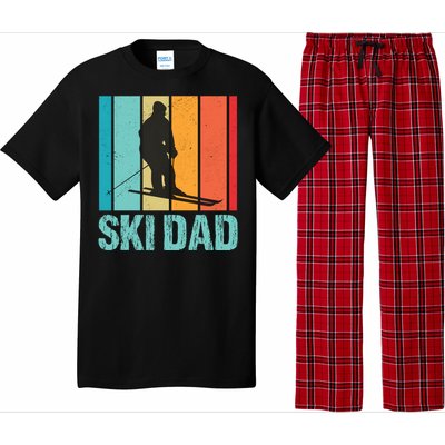 Ski Winter Skiing Ski Dad Gift Pajama Set