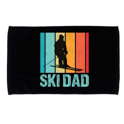 Ski Winter Skiing Ski Dad Gift Microfiber Hand Towel