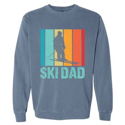 Ski Winter Skiing Ski Dad Gift Garment-Dyed Sweatshirt