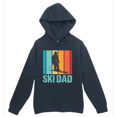 Ski Winter Skiing Ski Dad Gift Urban Pullover Hoodie