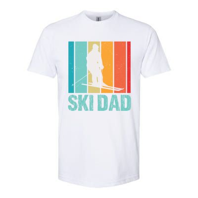 Ski Winter Skiing Ski Dad Gift Softstyle CVC T-Shirt