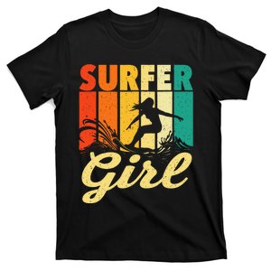 Surfer Waves Surfing Trainer Surfboard Lover T-Shirt