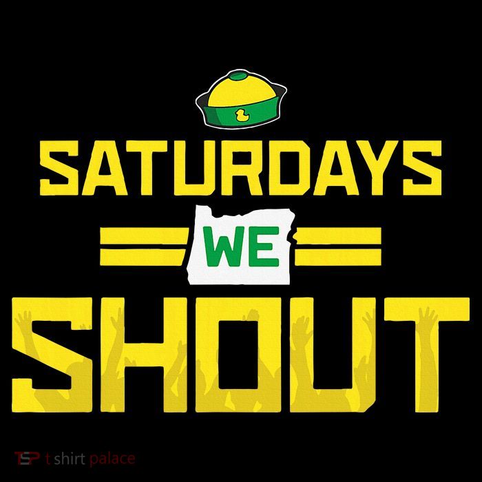 Saturdays We Shout For Oregon Performance Shirt