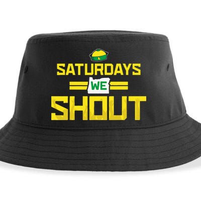 Saturdays We Shout For Oregon Sustainable Bucket Hat