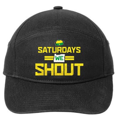 Saturdays We Shout For Oregon 7-Panel Snapback Hat