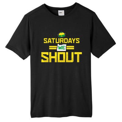 Saturdays We Shout For Oregon Tall Fusion ChromaSoft Performance T-Shirt