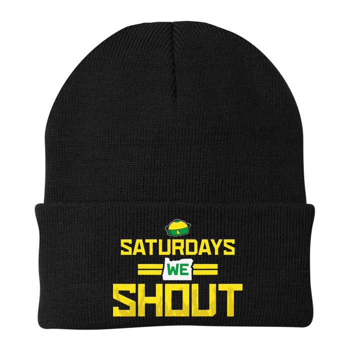 Saturdays We Shout For Oregon Beanie