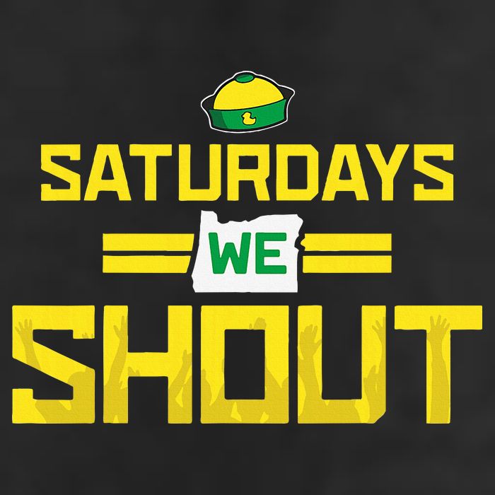 Saturdays We Shout For Oregon Beanie