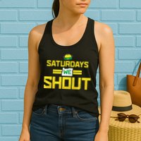 Saturdays We Shout For Oregon Womens Tank Top
