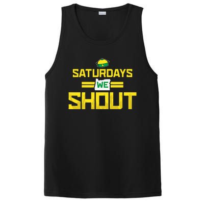 Saturdays We Shout For Oregon PosiCharge Competitor Tank