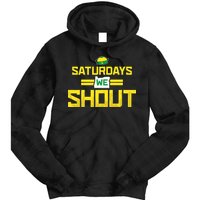Saturdays We Shout For Oregon Tie Dye Hoodie