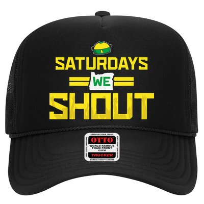 Saturdays We Shout For Oregon Trucker Hat