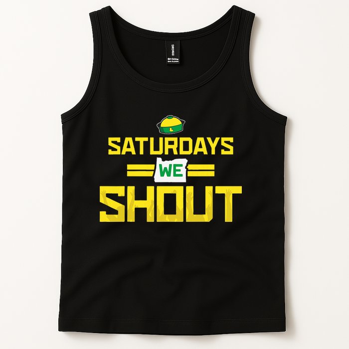 Saturdays We Shout For Oregon Tank Top