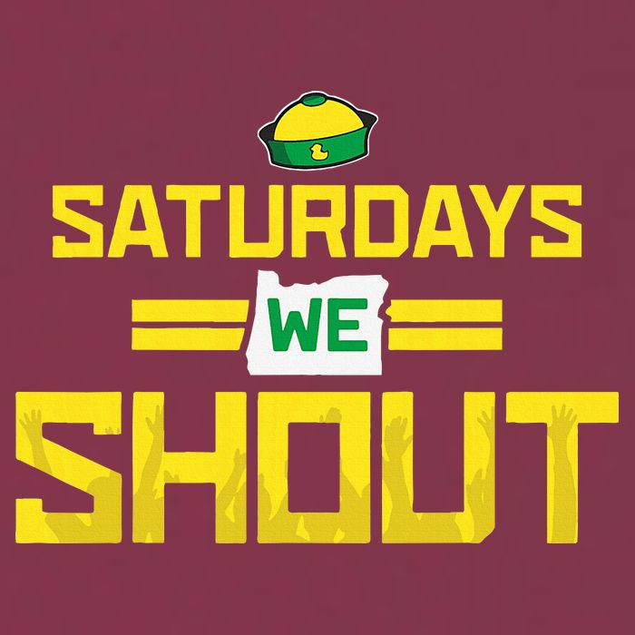 Saturdays We Shout For Oregon 16oz Travel Tumbler