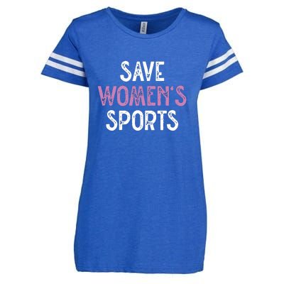 Save Womens Sports Support Riley Gaines Enza Ladies Jersey Football T-Shirt