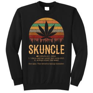 Skunkle Weed Smoker Funny Weed Marijuana Sweatshirt