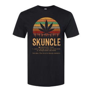 Skunkle Weed Smoker Funny Weed Marijuana Softstyle CVC T-Shirt