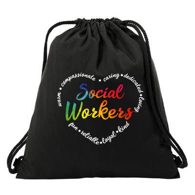 Social Worker Social Work Caseworker Public Servant Themed Gift Drawstring Bag