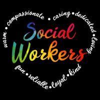 Social Worker Social Work Caseworker Public Servant Themed Gift Wool Snapback Cap