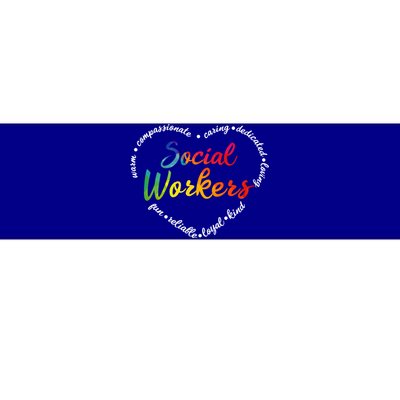 Social Worker Social Work Caseworker Public Servant Themed Gift Bumper Sticker