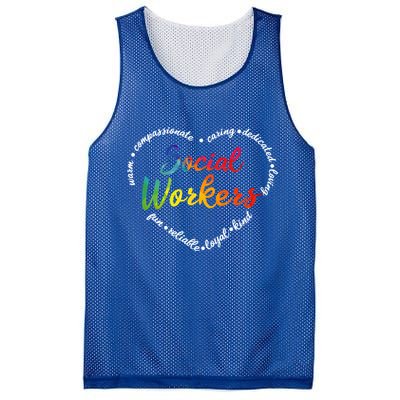 Social Worker Social Work Caseworker Public Servant Themed Gift Mesh Reversible Basketball Jersey Tank