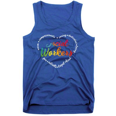 Social Worker Social Work Caseworker Public Servant Themed Gift Tank Top