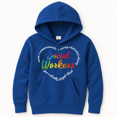 Social Worker Social Work Caseworker Public Servant Themed Gift Kids Hoodie
