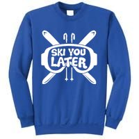 Skiing Winter Sports Meaningful Gift Skier Ski Mountains Skiing Cool Gift Sweatshirt