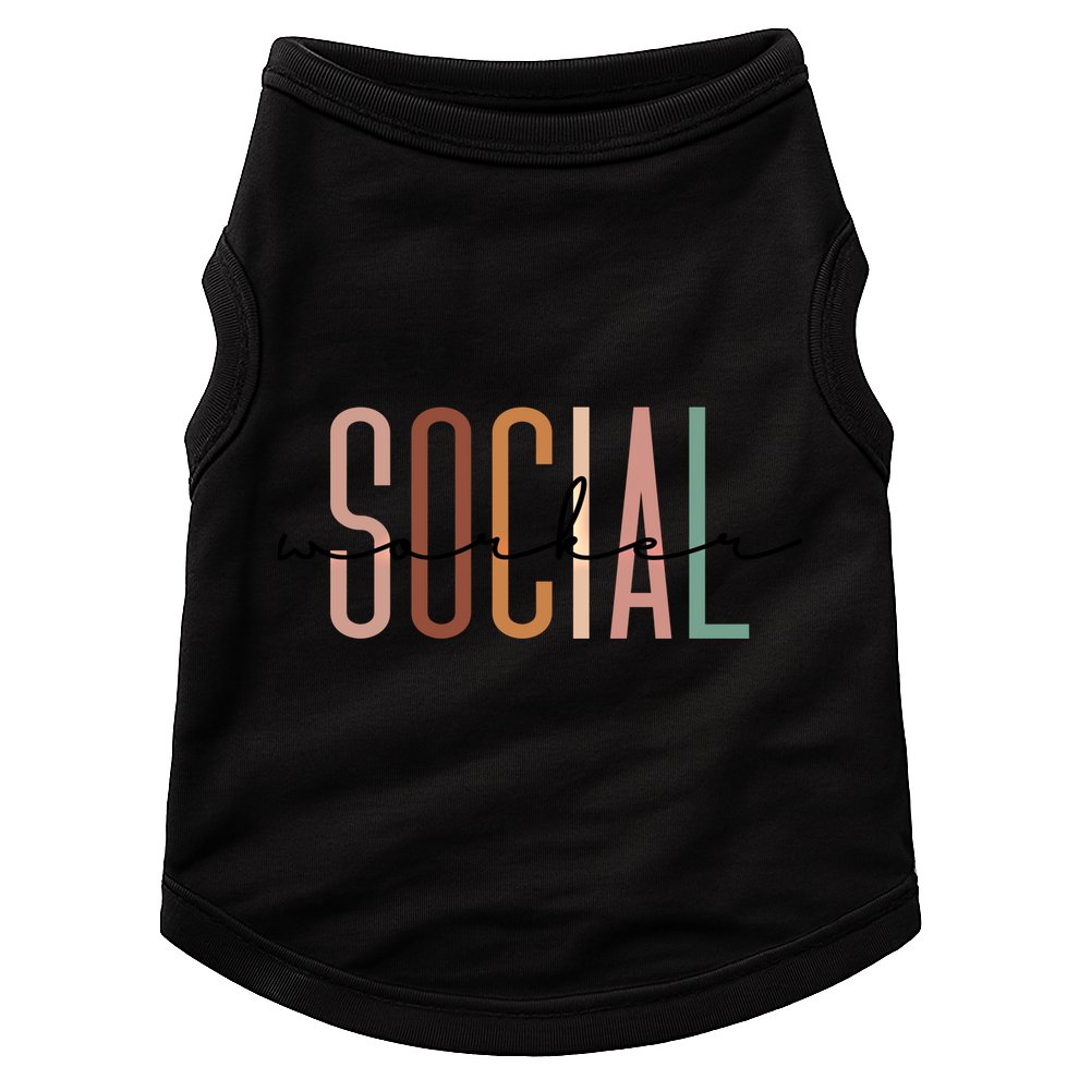 Social Worker Social Work Life Coworker Gift Doggie Tank