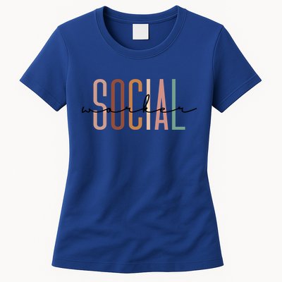 Social Worker Social Work Life Coworker Gift Womens T-Shirt