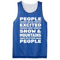 Skiing Winter Sports Great Gift Skier Ski Snow Mountains Skiing Funny Gift Mesh Reversible Basketball Jersey Tank