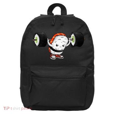 Sushi Weightlifting 16 in Basic Backpack