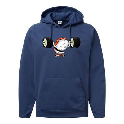 Sushi Weightlifting Performance Fleece Hoodie