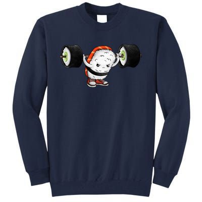 Sushi Weightlifting Tall Sweatshirt