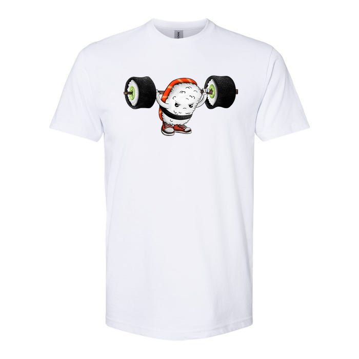 Sushi Weightlifting Softstyle CVC T-Shirt