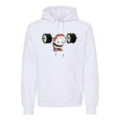 Sushi Weightlifting Premium Hoodie