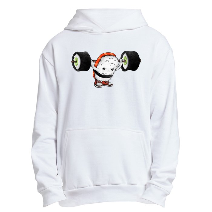 Sushi Weightlifting Urban Pullover Hoodie