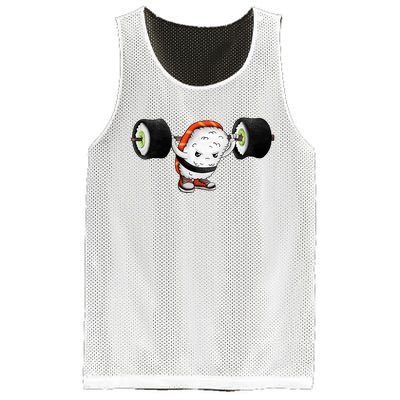 Sushi Weightlifting Mesh Reversible Basketball Jersey Tank