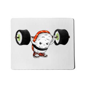 Sushi Weightlifting Mousepad