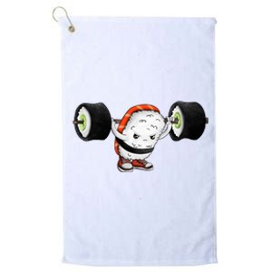 Sushi Weightlifting Platinum Collection Golf Towel