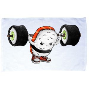 Sushi Weightlifting Microfiber Hand Towel