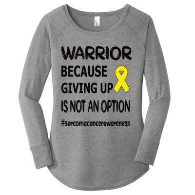 Sarcoma Warrior Sarcoma Cancer Survivor Gift Women's Perfect Tri Tunic Long Sleeve Shirt