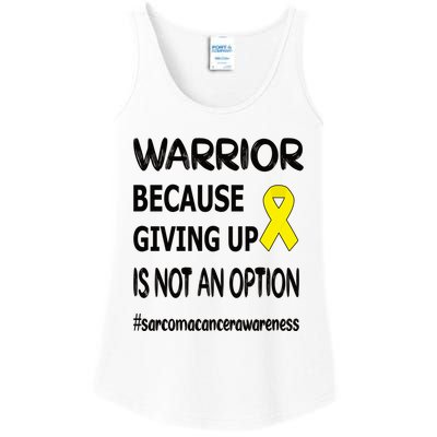 Sarcoma Warrior Sarcoma Cancer Survivor Gift Ladies Essential Tank