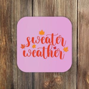 Sweater Weather Coaster