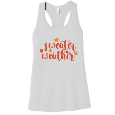 Sweater Weather Women's Racerback Tank