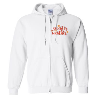 Sweater Weather Full Zip Hoodie