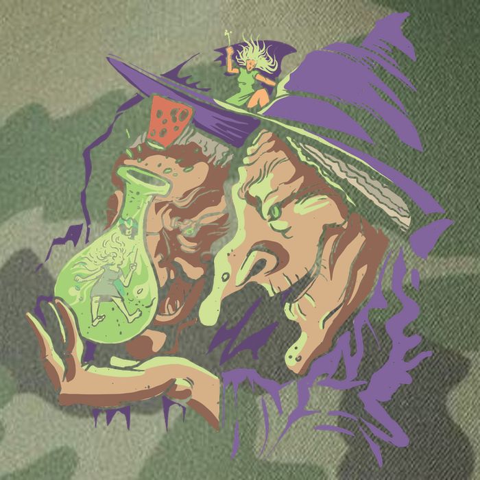 Scary Witch Legacy Tie Dye Trucker Hat